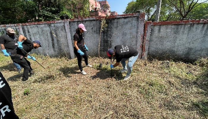 Plantation at Airforce Viman Nagar